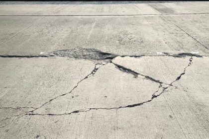 The approach road to the underpass on GT Road has started to break down with gross negligence on the part of the departmental oversight of the construction agency