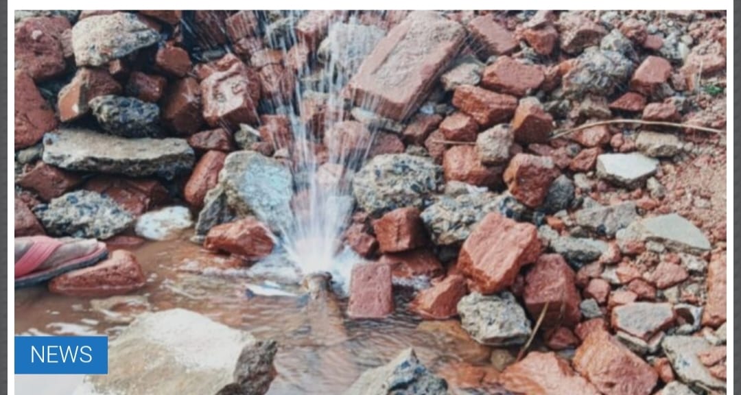 Thousands of liters of clean water is being wasted due