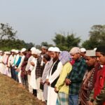 Thousands of moist eyes bid farewell retired teacher Mo Nasiruddin was laid to rest