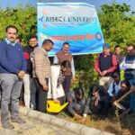 Tree plantation was done at AISECT University on the occasion of Jharkhand Foundation Day