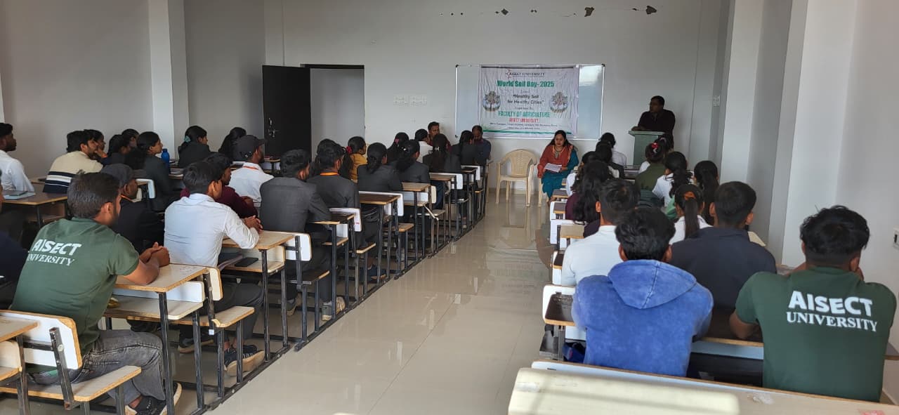 A program was organized at ISECT University on World Soil Day the importance of soil conservation was