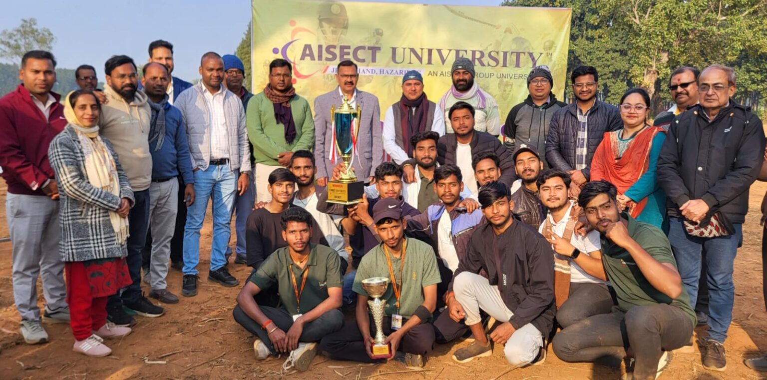 AISECT University Inter Departmental Cricket Tournament concludes