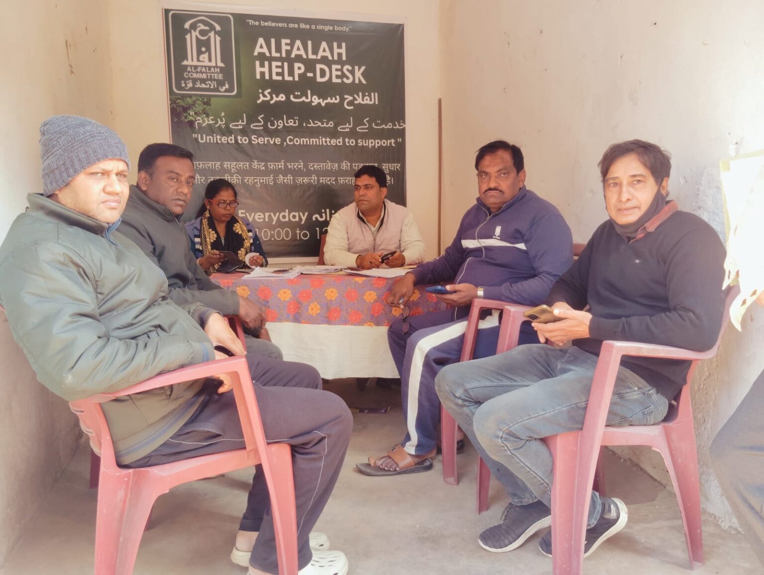 Alfalah Help Desk organised voter list mapping camp at Pagmil benefiting a large number of people