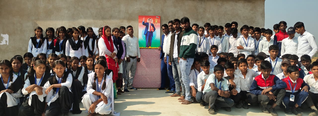 Baba Sahebs death anniversary was celebrated at Dr. Bhimrao Ambedkar Public School Malkoko