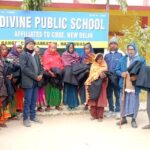 Blankets were distributed among 100 needy people courtesy Divine School