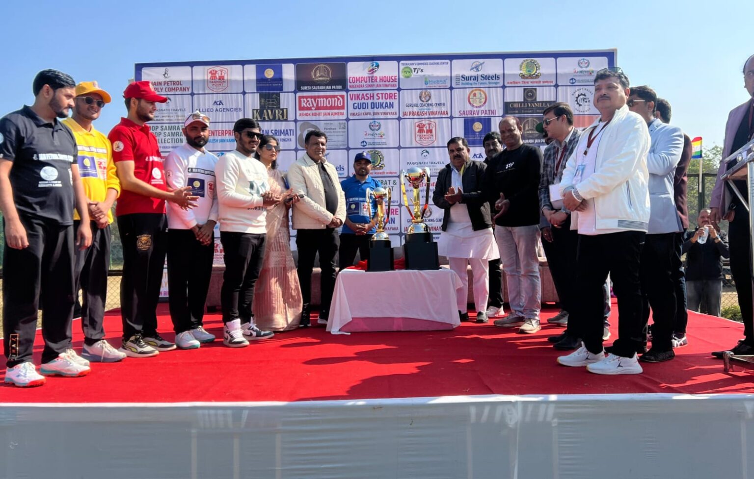 Former Sadar Assembly candidate Munna Singh attended the opening ceremony of HJCPL 2025 Season 1 and encouraged the players