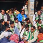 JMM protests against the cancellation of MNREGA and the new V.G. Ramji Ram Bill