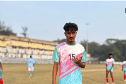 Khapia footballer Pawan Kumar Mahato selected in Jharkhand team for Santosh Trophy