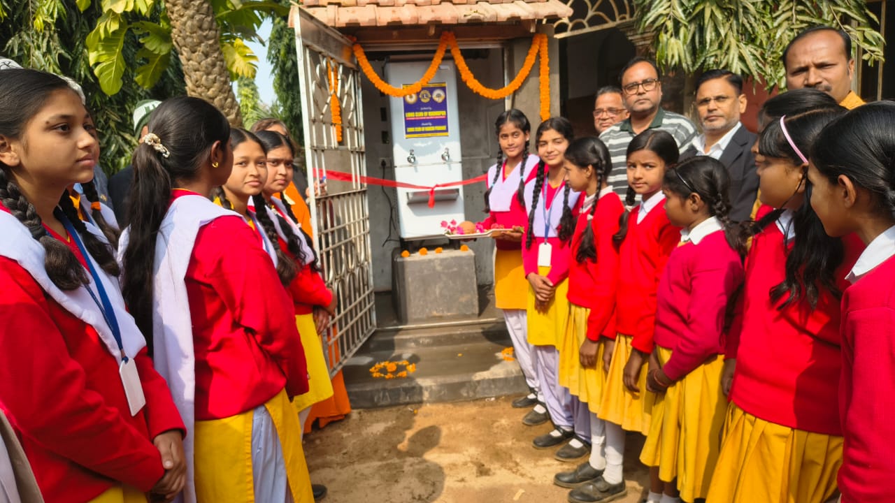 Lions Club of Madhupurs commendable initiative inauguration of water chiller in Anandalaya Public School
