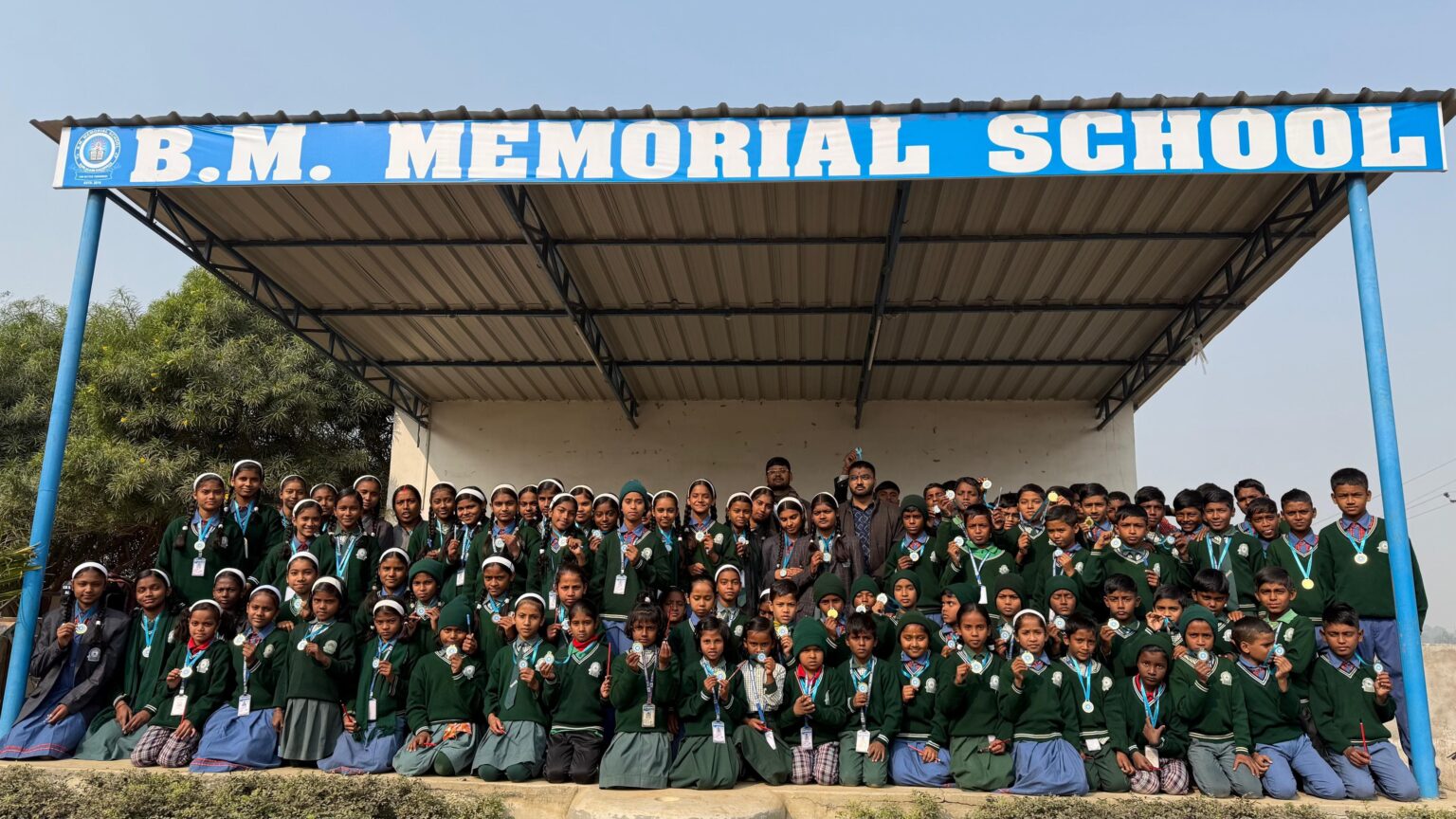 Prize distribution ceremony organized at BM Memorial School