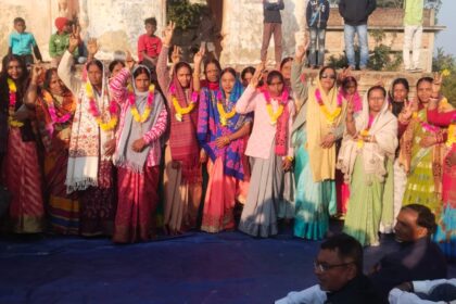 Santosh Thakur and Meena Devi became the block presidents of Rashtriya Nai Mahasabha Ichak