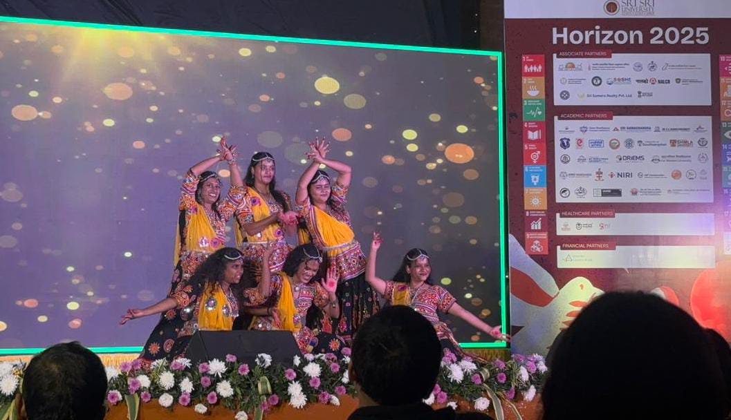 Solo performance of Jharkhandi dance at the International Conference held in Bhubaneswar Odisha