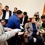 The MLA submitted a memorandum to Union Transport Minister Nitin Gadkari regarding irregularities against the six lane road construction agency