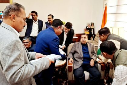 The MLA submitted a memorandum to Union Transport Minister Nitin Gadkari regarding irregularities against the six lane road construction agency