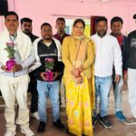 The head honored the newly appointed Acharya teachers