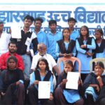 A farewell ceremony was organised at Jharkhand High School Panchrukhi Tilaiya to bid farewell to the students of class 10th