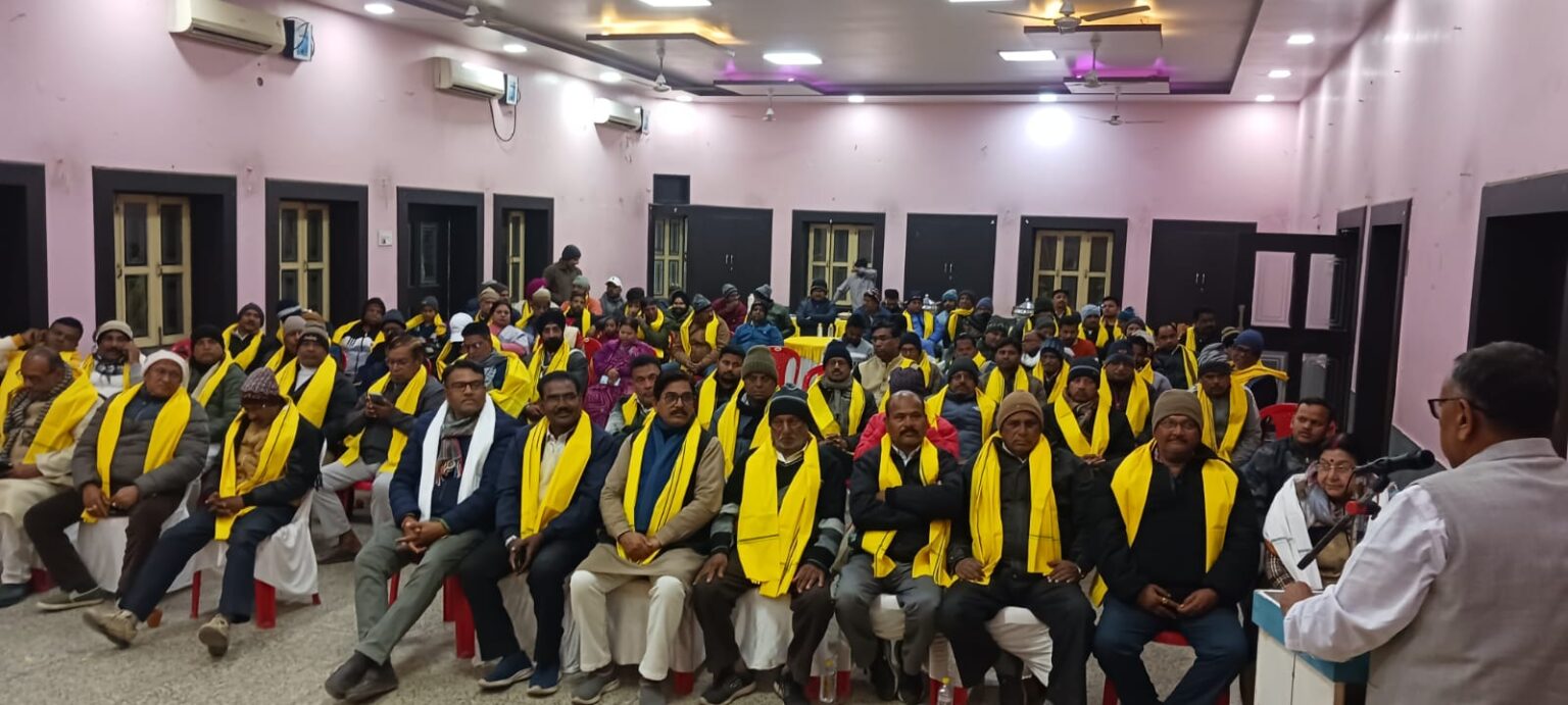 A get together was organised at Jain Bhawan attended by many organisations and people from the society