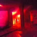 A massive fire broke out at an electronics shop on Jalpa Chhatarpur Road causing losses worth over Rs 30 lakh