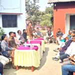 A peace committee meeting was held at Barkatha police station regarding the celebration of Saraswati Puja. Those spreading rumors on social media will be prosecuted