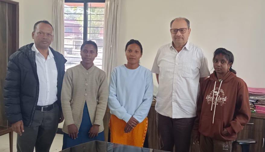 Adani Foundation initiative Three girls from the Gondulpara project will become firefighters and four young men have been selected for the National Defence University