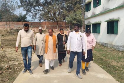 Barhi Assembly MP representative Mukund Sao inspected Kasturba Gandhi Girls School