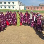 Blankets were distributed under the leadership of the head in Barka Khurd