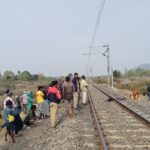 Due to family dispute a young man committed suicide by jumping in front of a train