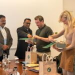 During the UK tour initiatives were taken to give global recognition to Jharkhands ancient megalithic heritage important meetings were held with international experts