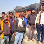 Gorhar police conducted a thorough inspection of coal laden vehicles. 32 trucks were inspected