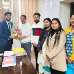 Hazaribagh Youth Wing officials paid a courtesy visit to the newly appointed Sadar Sub Divisional Officer