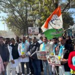 Hundreds of workers participated in the Save MNREGA campaign under the leadership of OBC Congress District President Ajay Prajapati