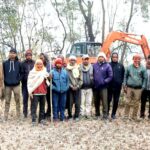 In Buchai village villagers donated land and built a new road to the cremation ground