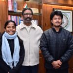 International footballer Anushka Kumari pays courtesy call on Chief Minister State Government assures all possible support