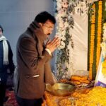 MLA and dignitaries attended the Brahma Bhoj of social worker Juthan Mahato and paid tribute