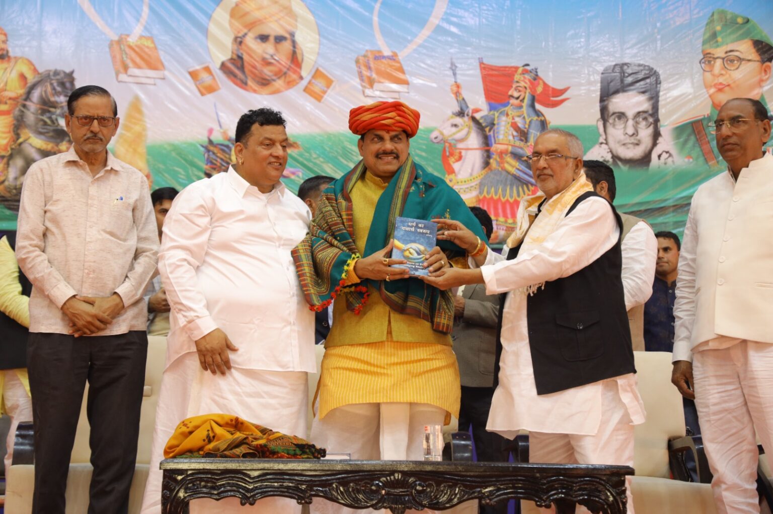 Nationalism was hailed at the Rashtra Katha camp Chief Minister Dr. Mohan Yadav was given a grand welcome by Barhi MLA Manoj Yadav