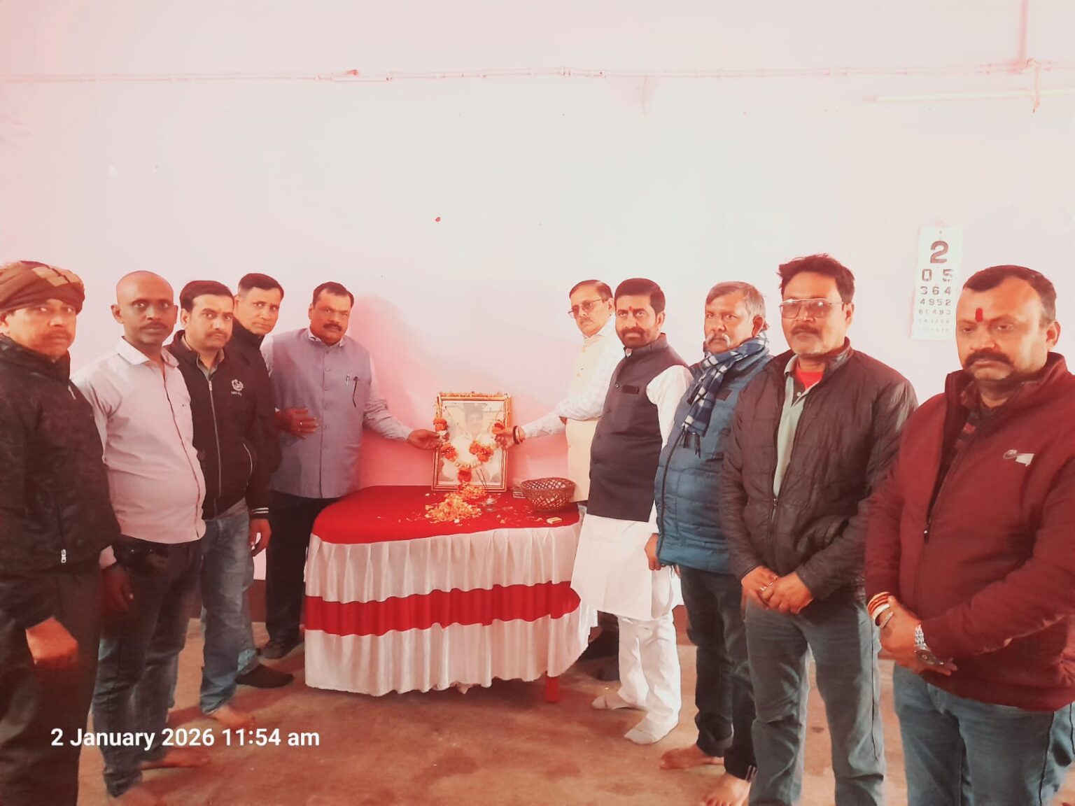 Neeraj Smriti Manch organised a free eye and health check up camp