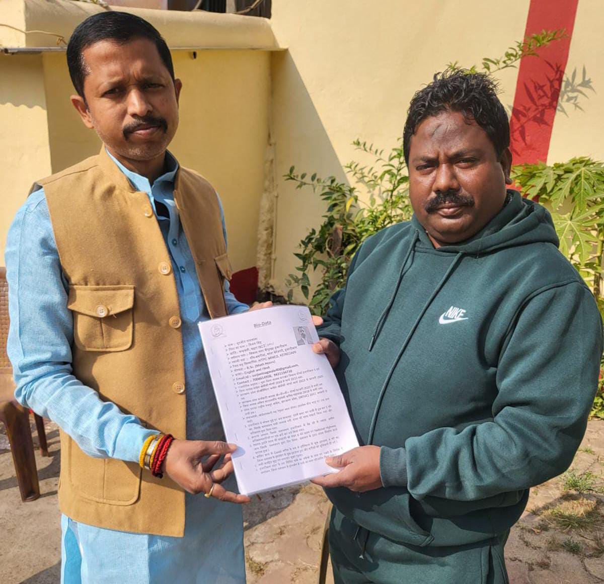 OBC Congress State Executive President Surjeet Nagwala sought cooperation and support from Congress for the post of Hazaribagh Municipal Corporation Mayor