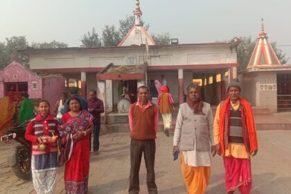 On the auspicious occasion of Paush Purnima devotees gathered for worship at Karamdaha