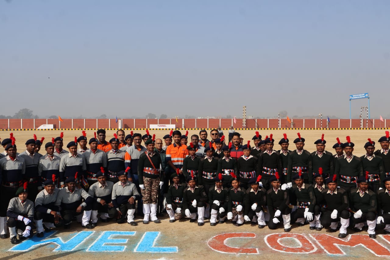 Passing out parade organised at Triveni Sainik Industrial Security Training Ground