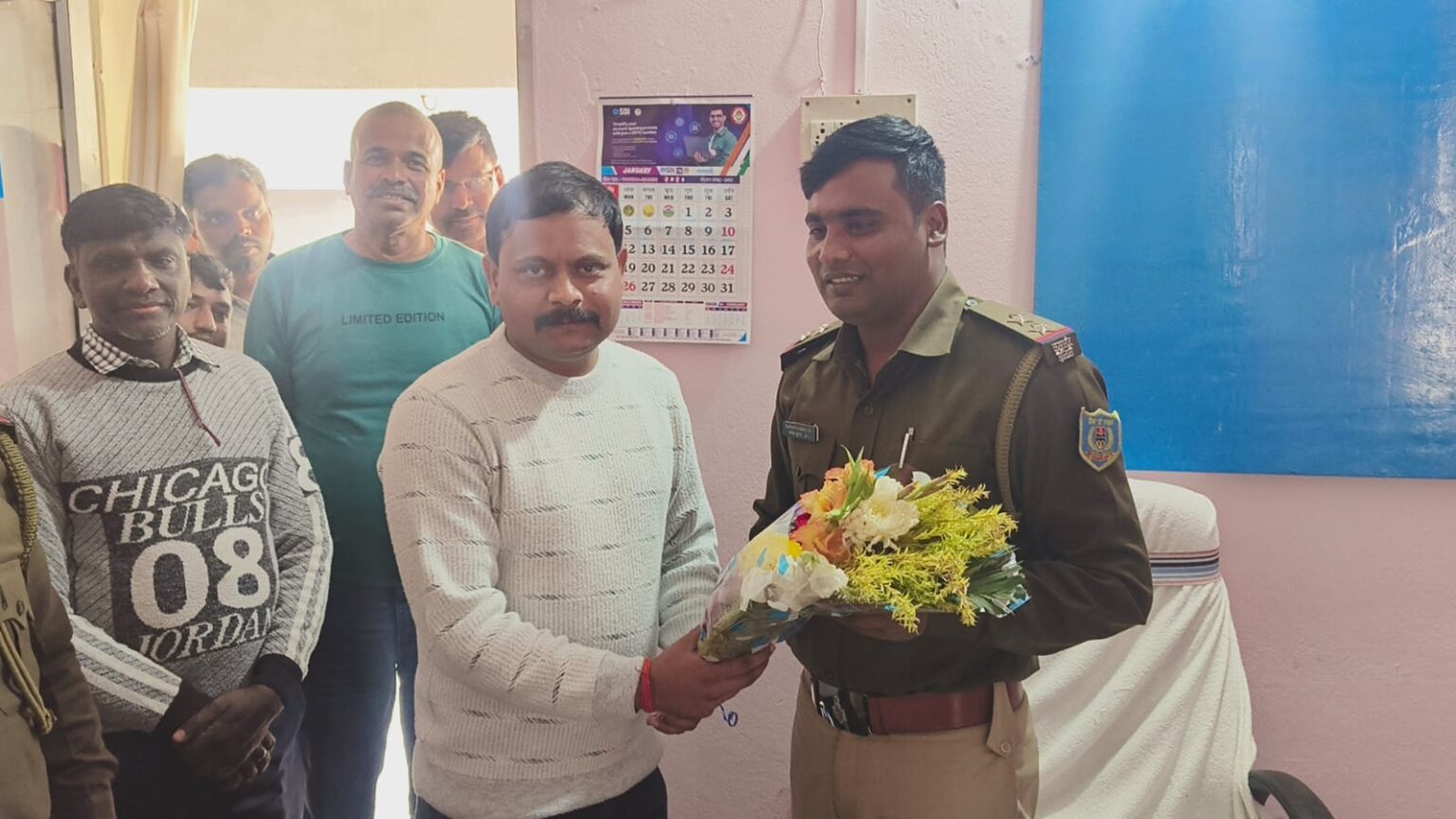 Rupesh Kumar became the 21st station in charge of Rajpur police station