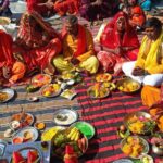 Shri Shri 1008 Shatchandi Mahayagya started with the installation of the village goddess and the ground breaking ceremony and flag hoisting