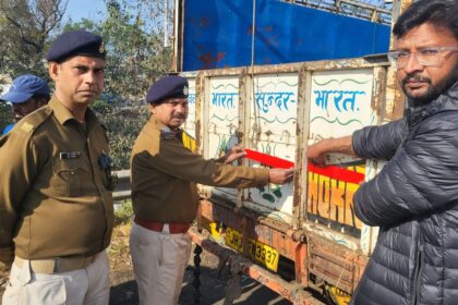 Strictness regarding road safety in Hazaribagh reflective tape installed on commercial vehicles