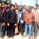 Villagers in Basaria village held a meeting to celebrate Saraswati Puja. A committee was formed