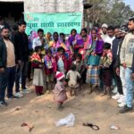 Young companion Jharkhand becomes a support for needy families in the bitter cold