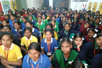 Awareness program organized under the aegis of Dalsa based on child marriage in Kasturba Gandhi Girls High School Narayanpur