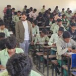 Jaipal Mahato inspected the Matriculation Intermediate examination centers as BDO