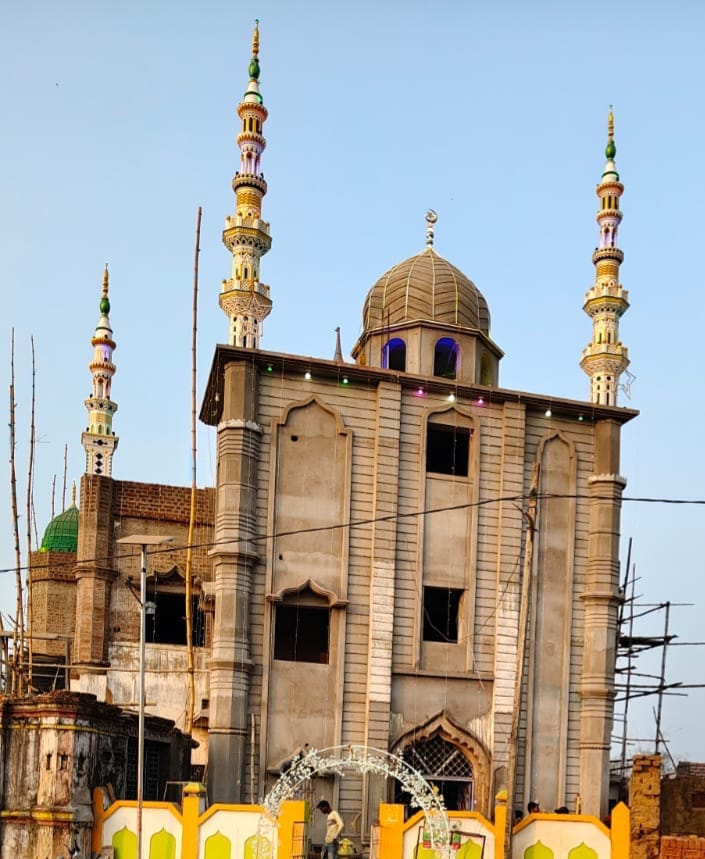 Shab e Barat was celebrated with great joy in Narayanpur prayers were offered throughout the night in mosques