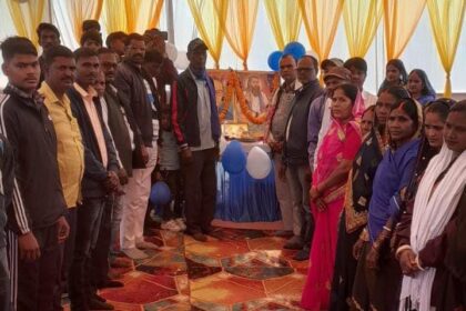 The birth anniversary of the most revered saint Shiromani Ravidas was celebrated with great pomp in Kolhuakala